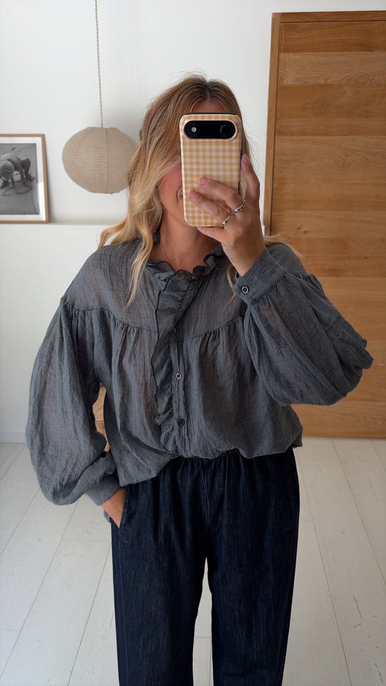 Blusa Marceau gris – Johanna Paris