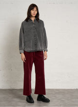 velours burgundy