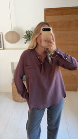 burgundy stripe