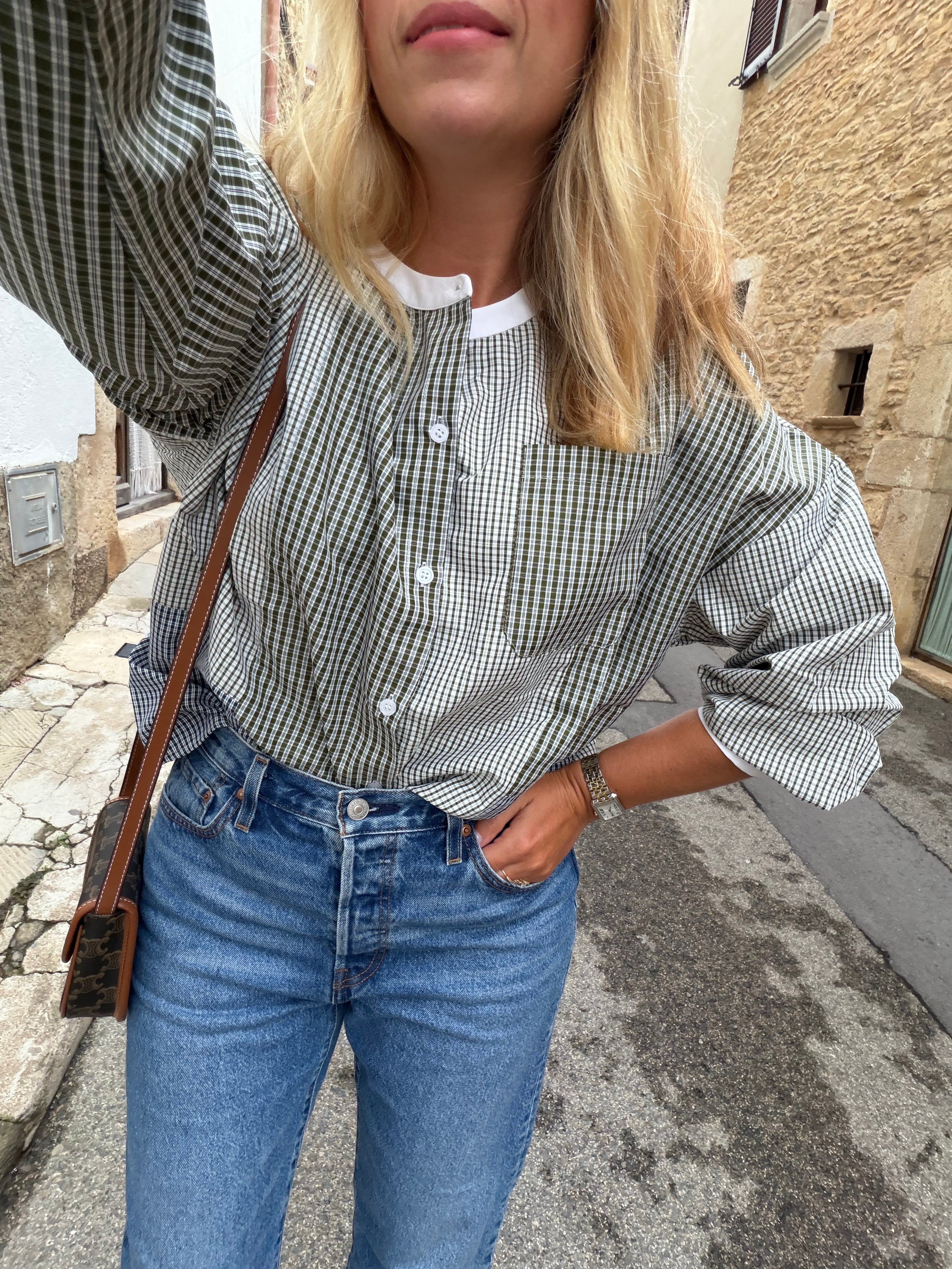 Blouse Alba vert – CLO