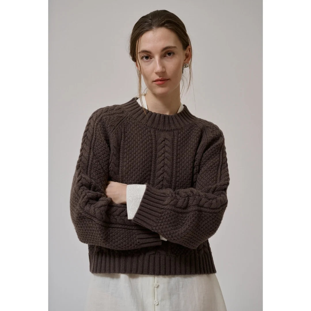 Jumper Heather choco – Anne mi