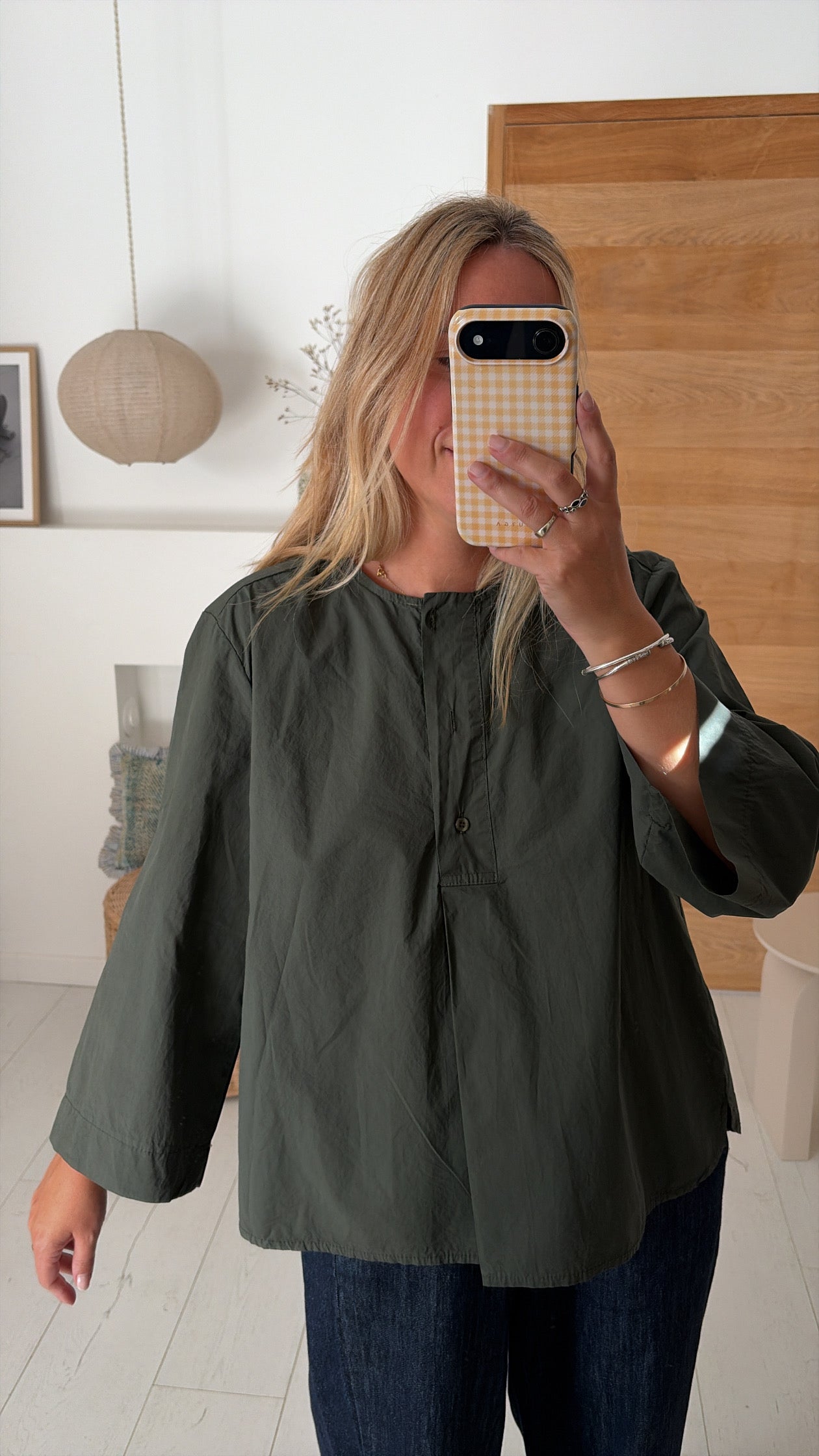 Blouse Anna kaki – Johanna Paris