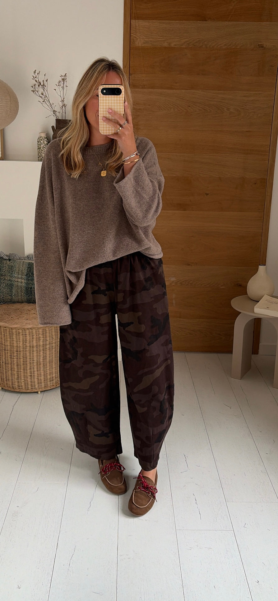 Pantalon Barrel camo – Johanna Paris