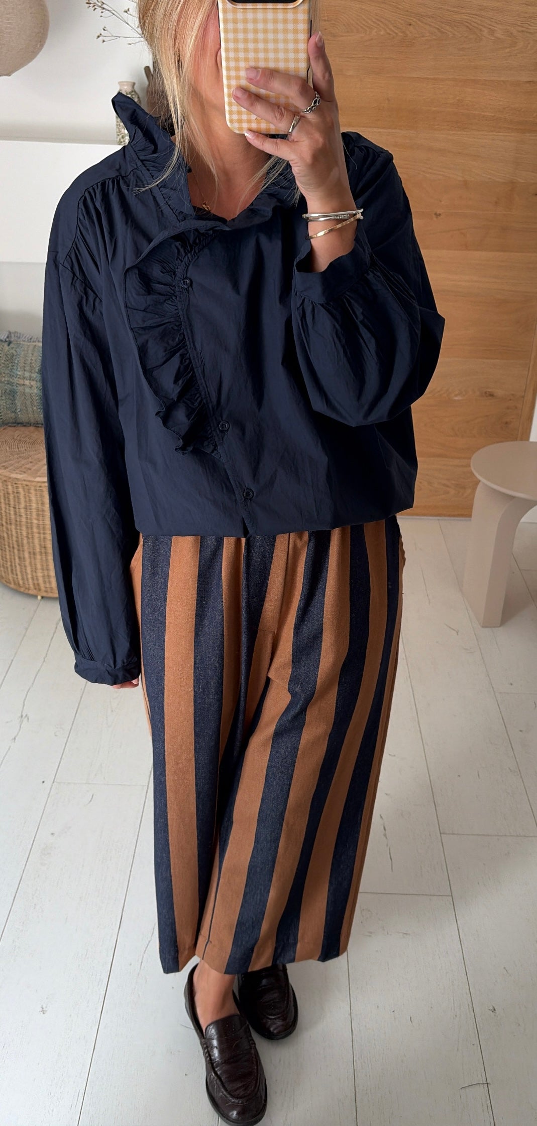 Hose Roma stripes rose