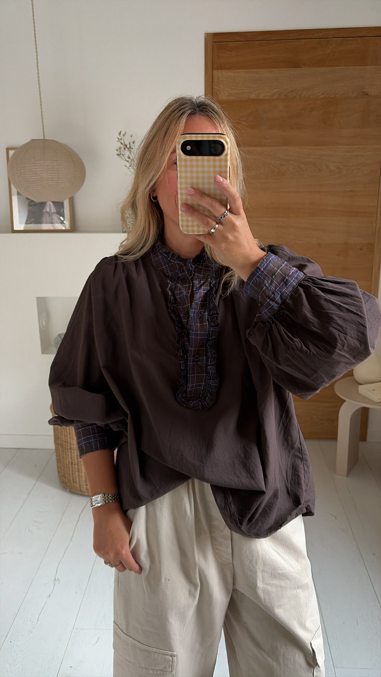 Blouse Tessa choco – Boutique CLO