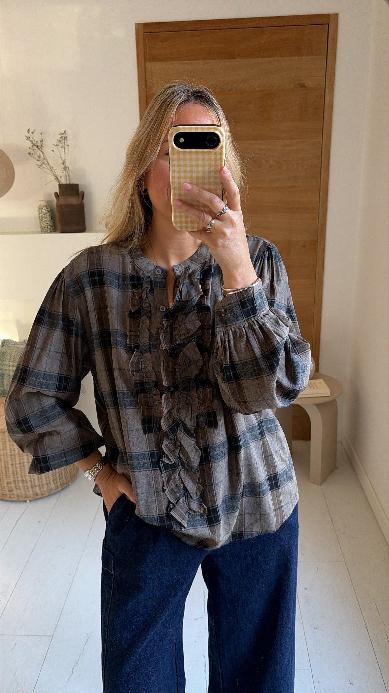 Blouse Romy taupe – Johanna Paris