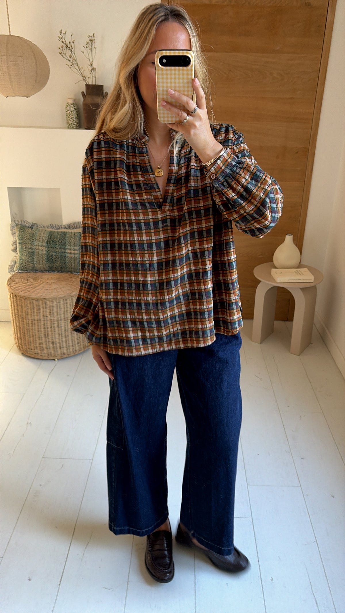 Blouse Lewis moutarde