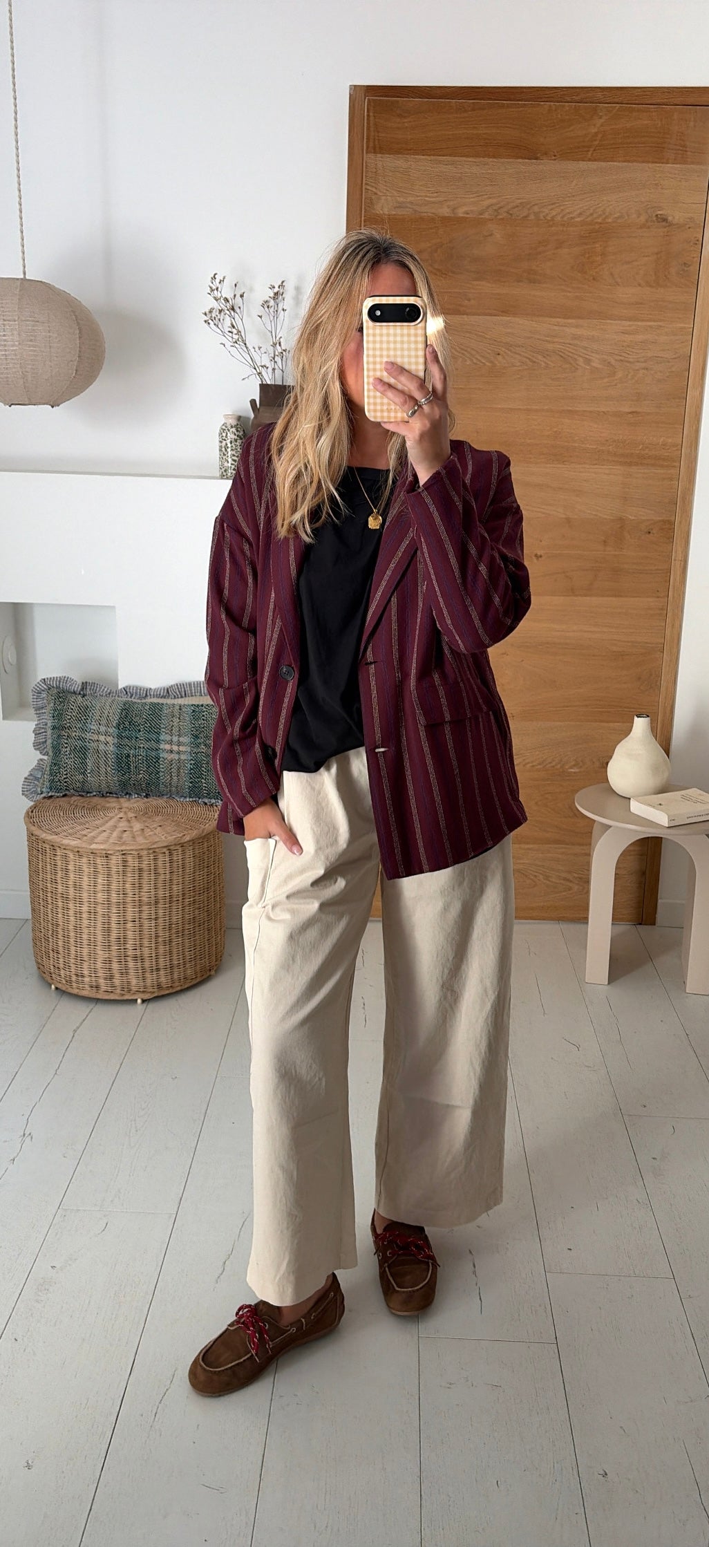 Pantalon Eliott écru