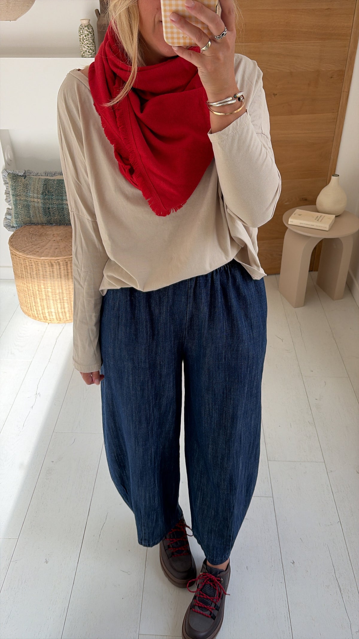 Jean Barrel denim blue