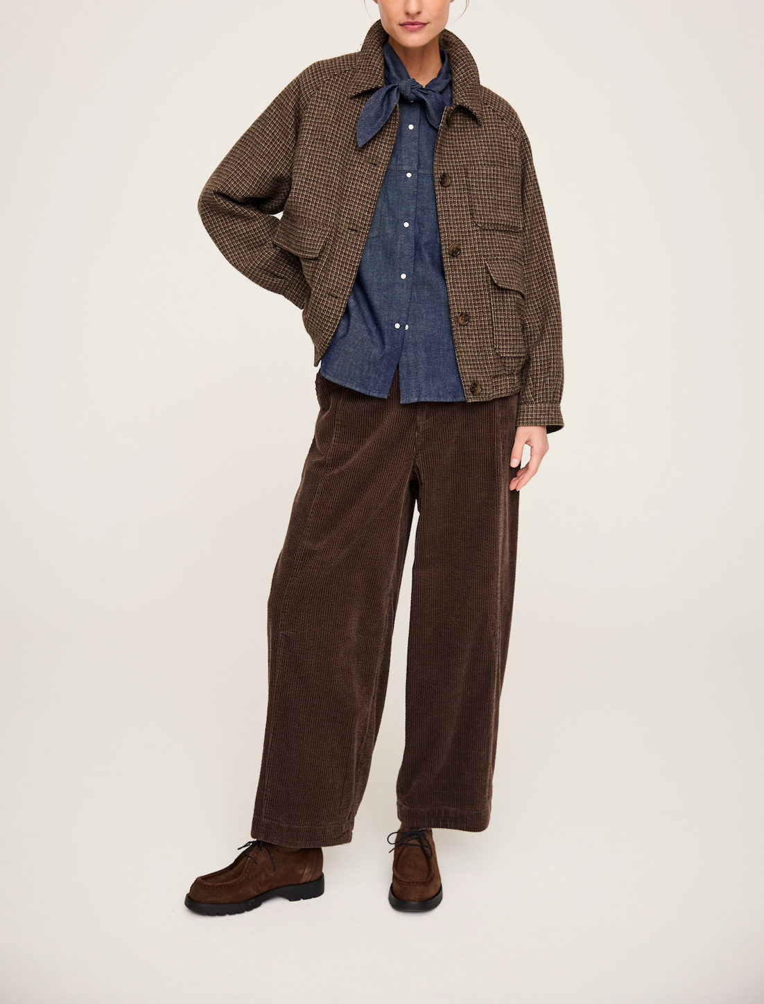 Blouse Plum dark denim – JC Sophie