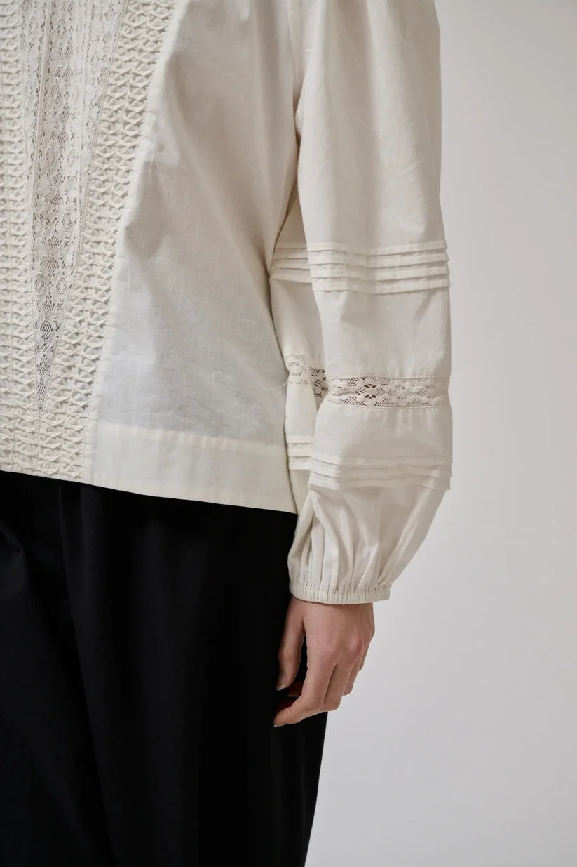 Blouse Clover écru – Anne mi