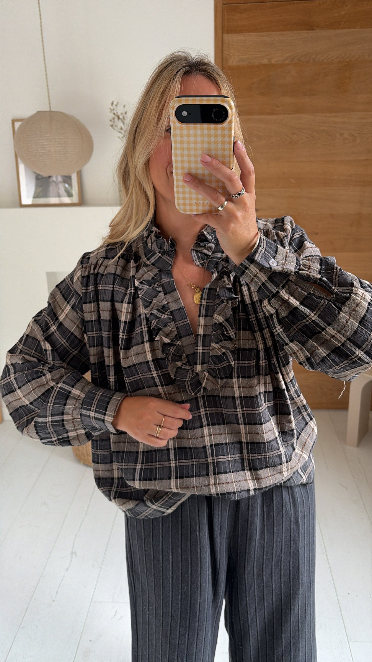 blusa Louisa jaune – Johanna Paris