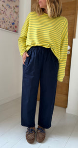 Pantalon Magic coton marine