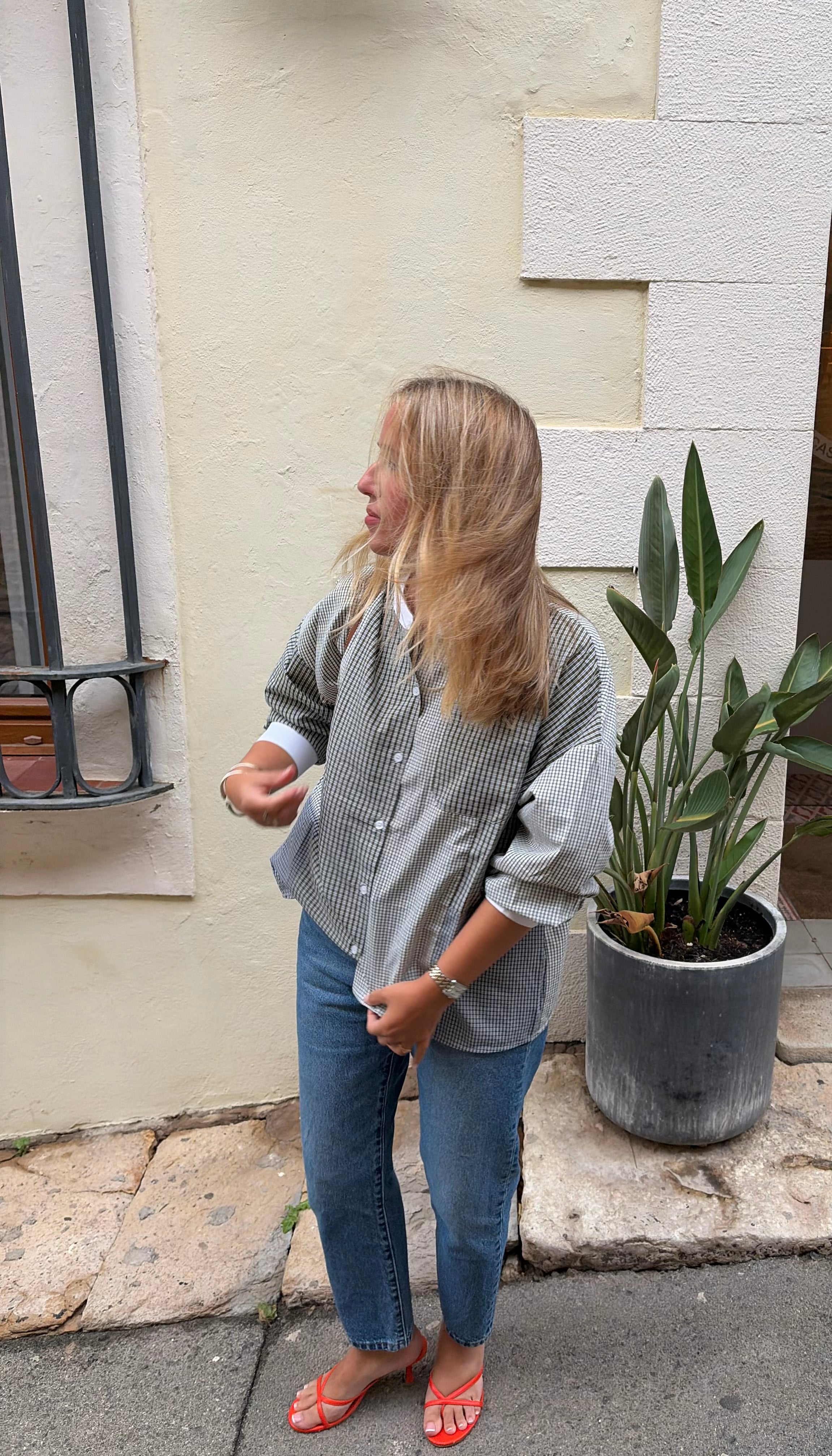 Blouse Alba vert – CLO