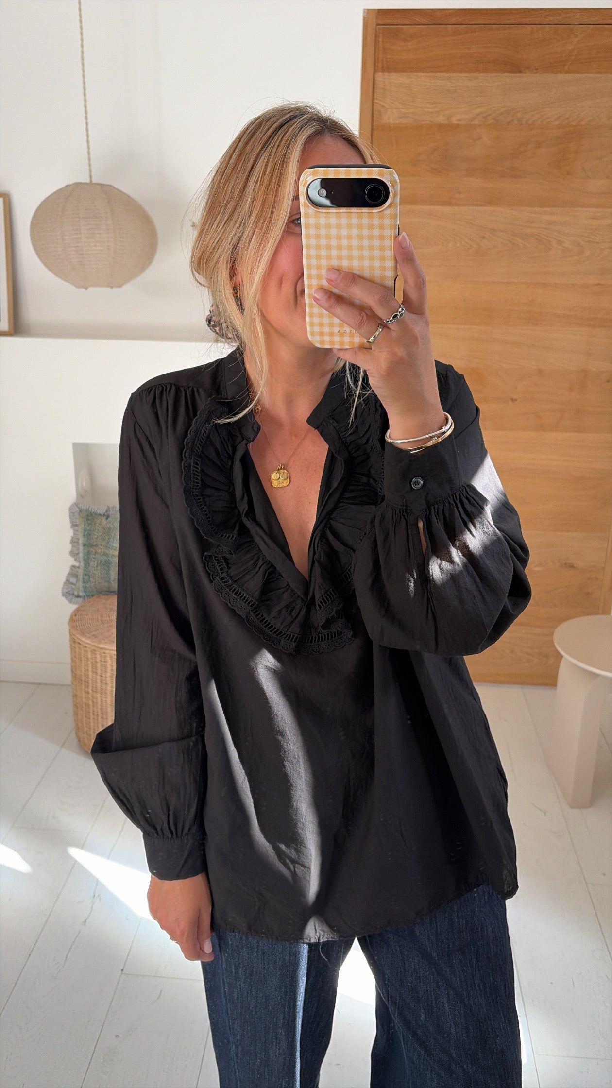 Blouse Hava noir – Johanna Paris