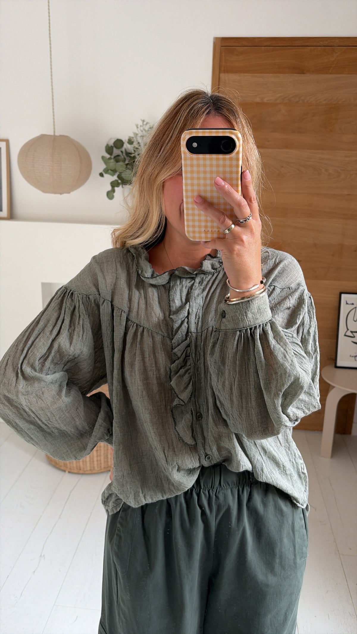 Blusa Marceau kaki