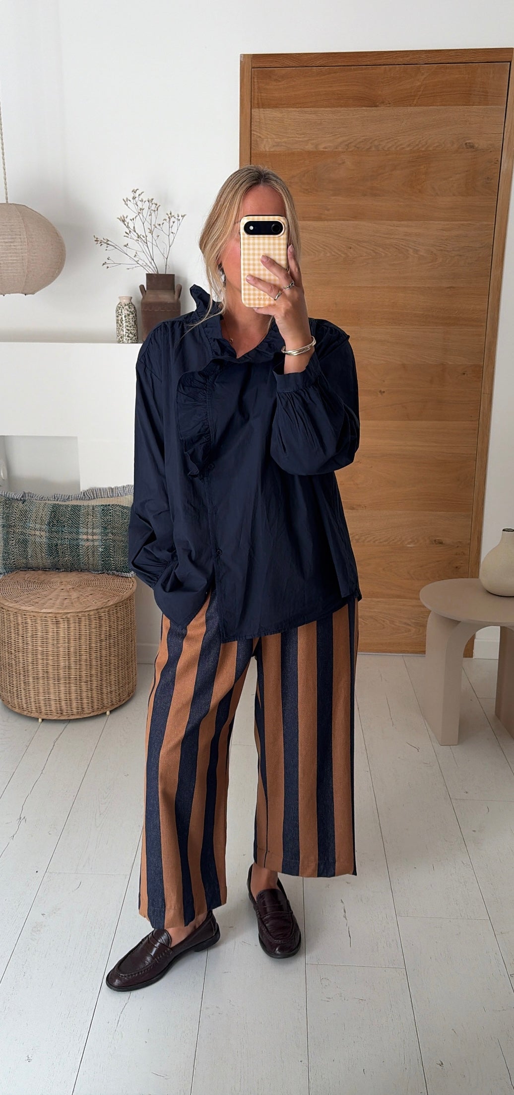 Hose Roma stripes rose