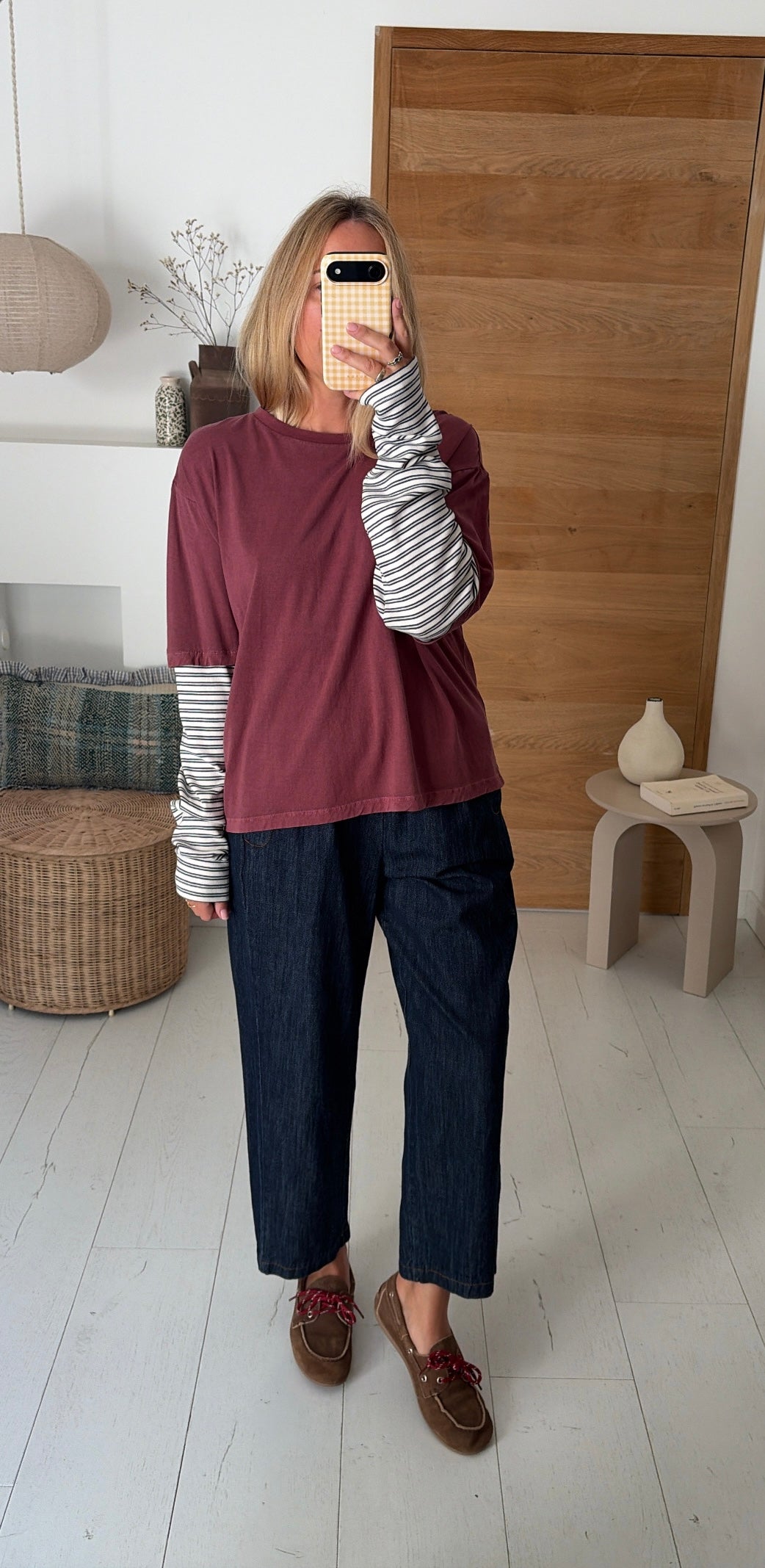 Tee Shirt Malabar burgundy