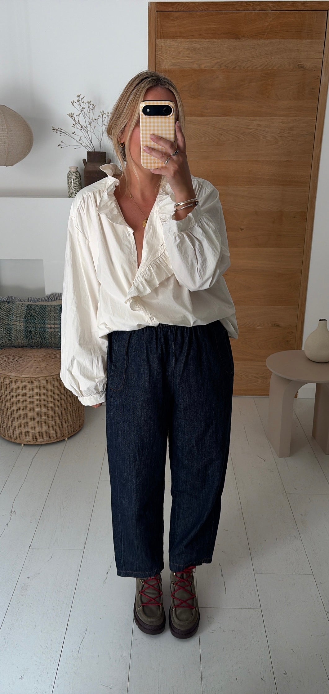 Blouse Lison popeline écru – Johanna Paris