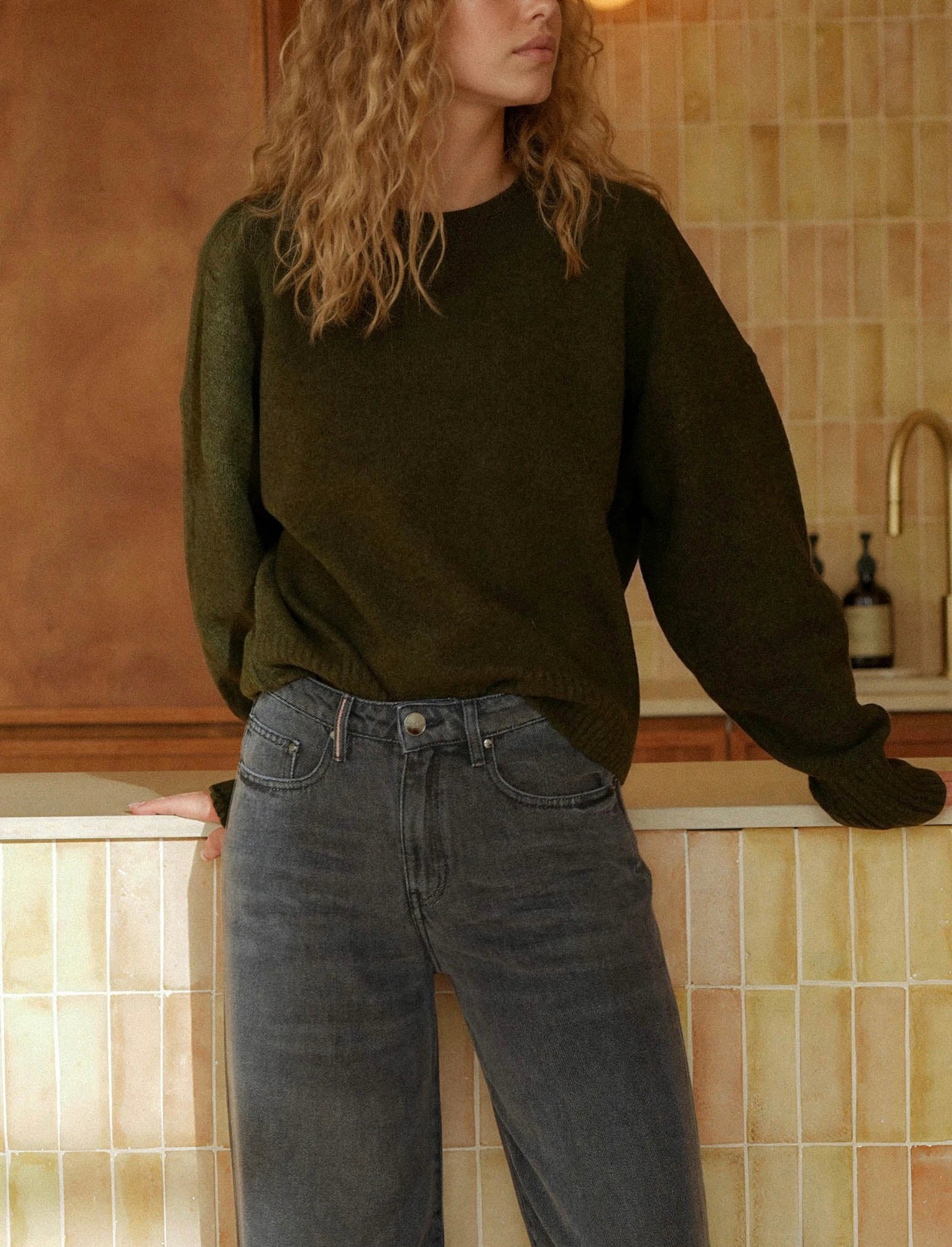 Jean Felicity black denim – Islow