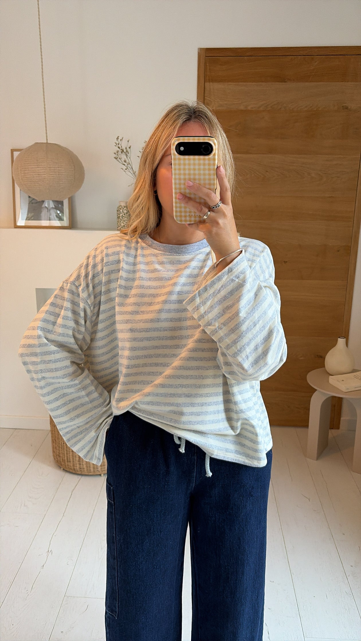 Tee shirt Léonce gris blanc – CLO
