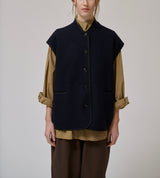Veste Hill sleeveless jacket dark navy
