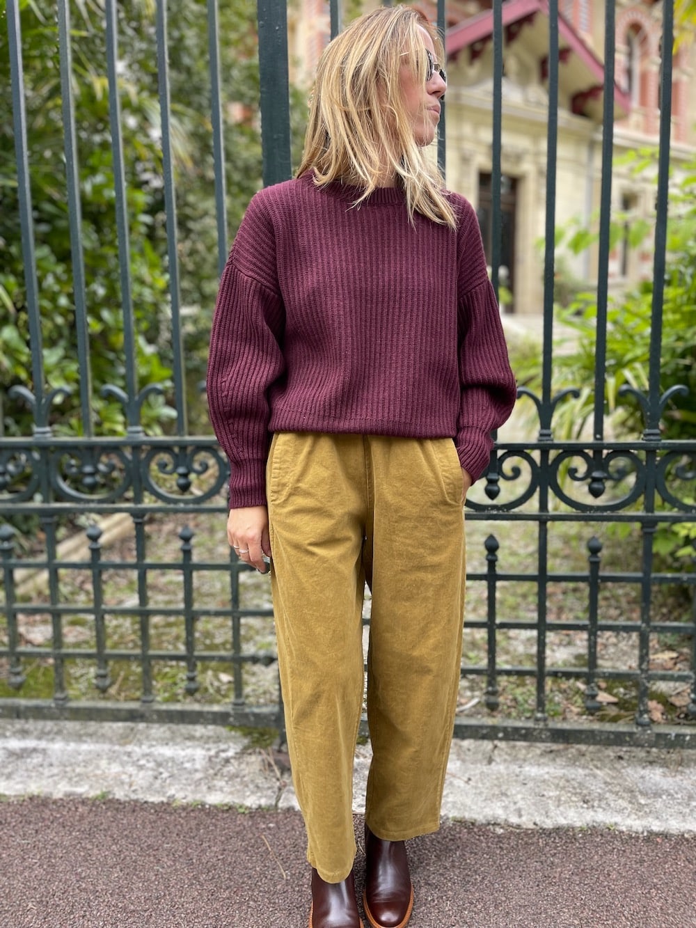 Pantalon Johanna en velours