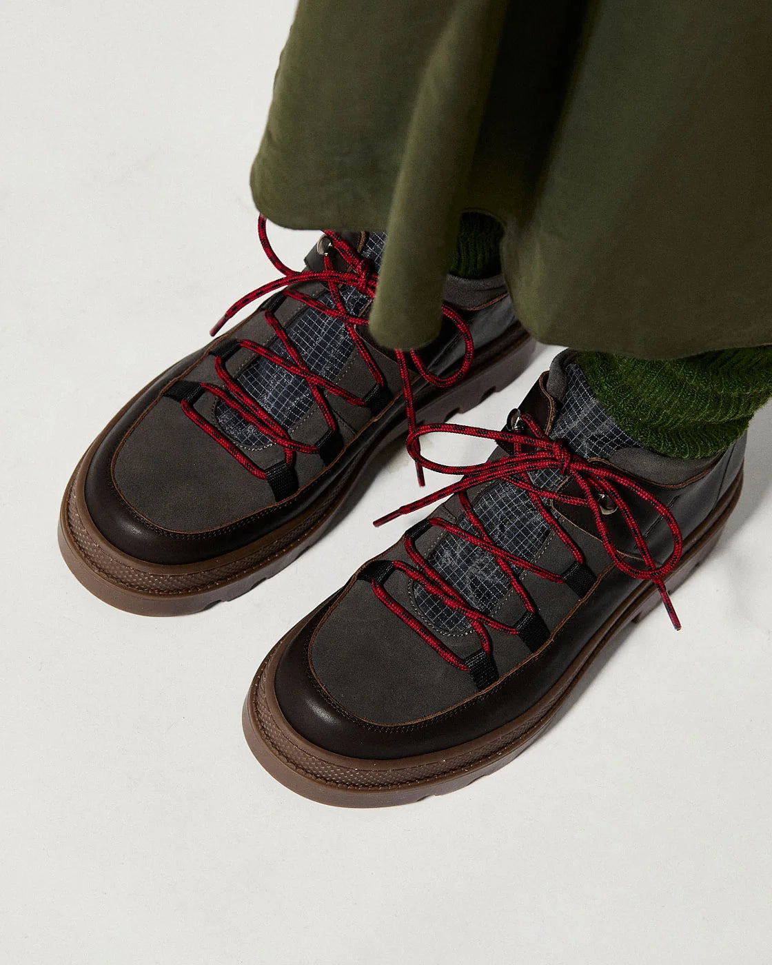 Boots Abra dark brown check