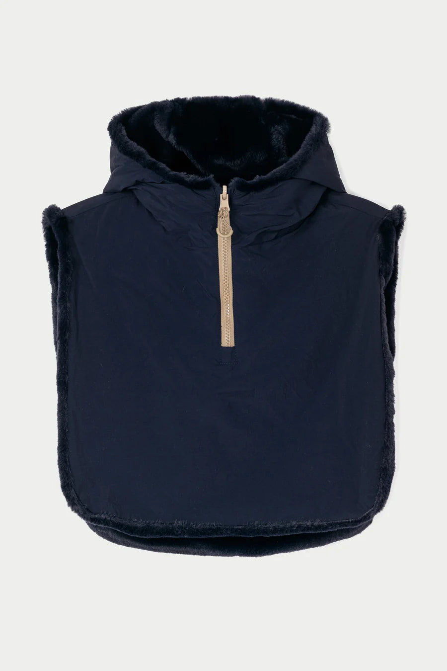 Capuche réversible Bing dark navy – Tantä