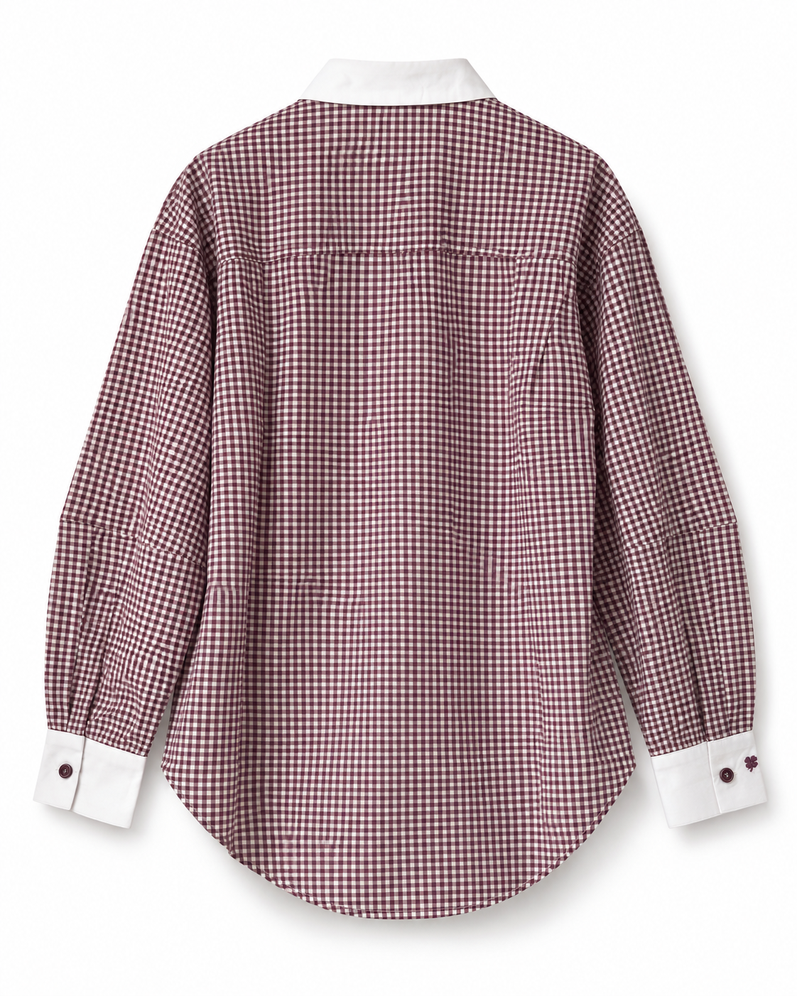 Blusa Noa vichy prune – Ora