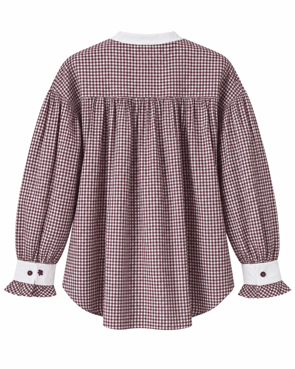 Blusa Maya vichy prune – Ora