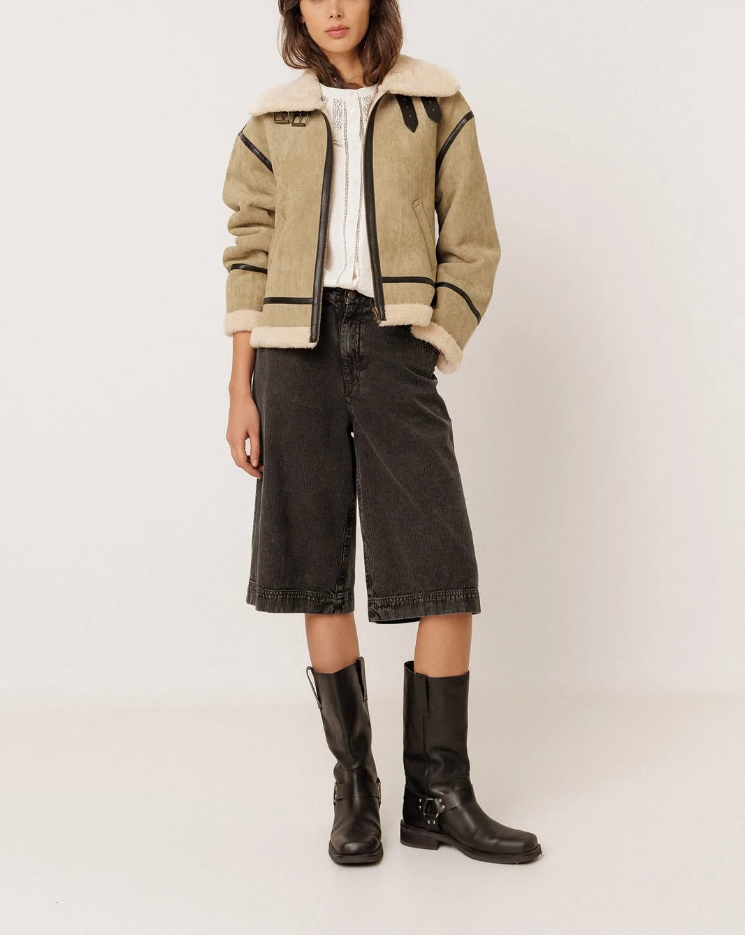 Blouson Aviateur sable